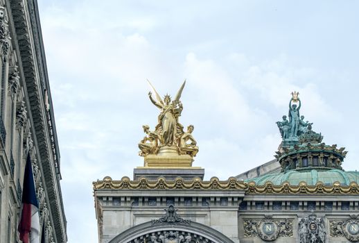 Opera in Paris, architectural detail