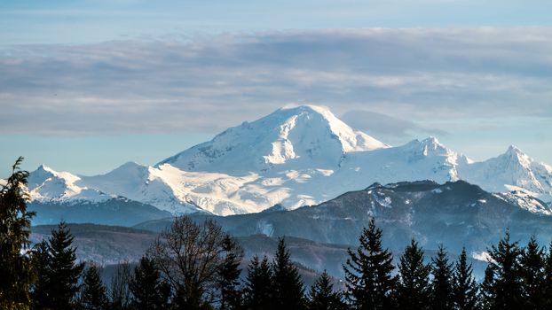 Mount Baker Viewed from the Fraser Valley BC