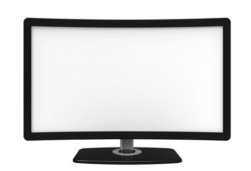 Curved tv screen