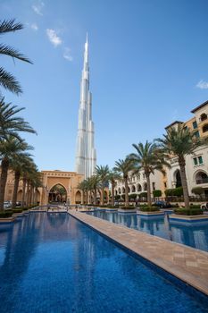 View of Burj Khalifa the tallest building in world