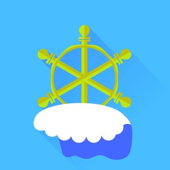 Ship Steering Wheel 