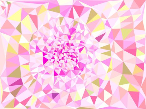 Vivid color polygonal background