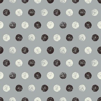 Abstract Round Shapes Seamless Pattern