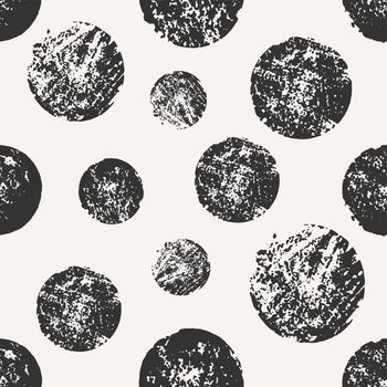Abstract Round Shapes Seamless Pattern