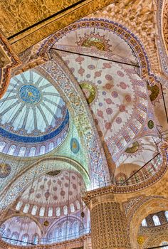 Interior of Blue Mosque, Istanbul