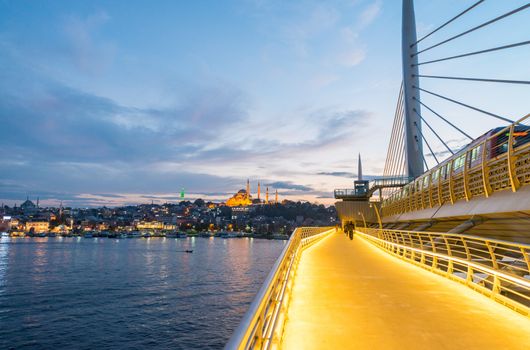 New Galata Bridge in Istanbul