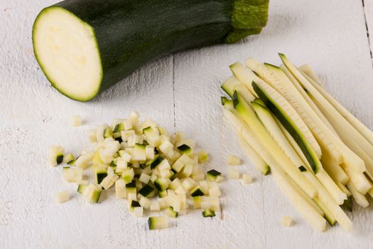 Fresh marrow or courgette