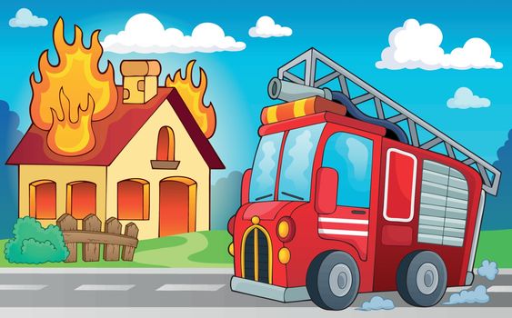 Fire truck theme image 3