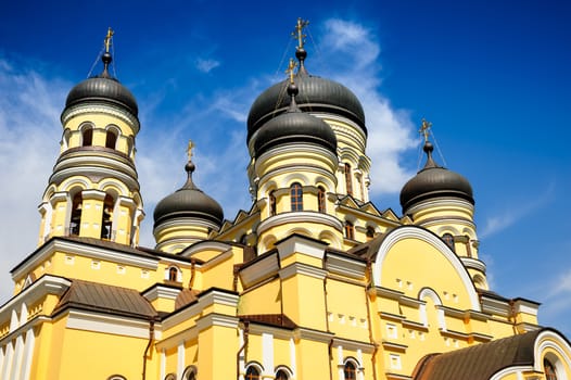 Large Christian Orthodox Church in the Hancu Monastery, Republic of Moldova