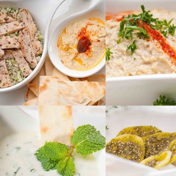 middle east food collage 