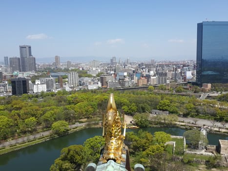 City View from Osaka Castle