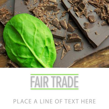 Composite image of fair trade