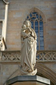Statue of Madonna, St. Mary's cathedral, Erfurt
