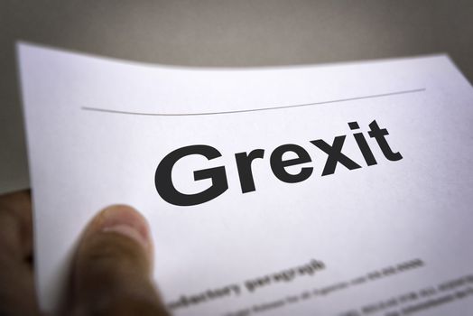 Treaty with title Grexit