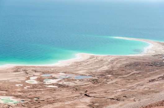 Natural environmental disaster on Dead Sea shores