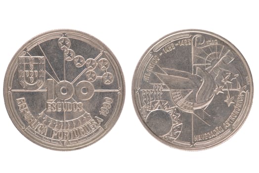 Portuguese 100 Escudos Coin