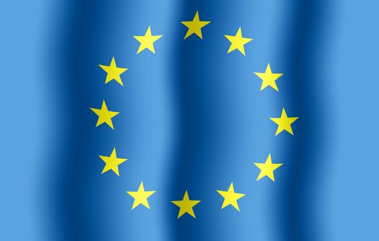 EU flag background