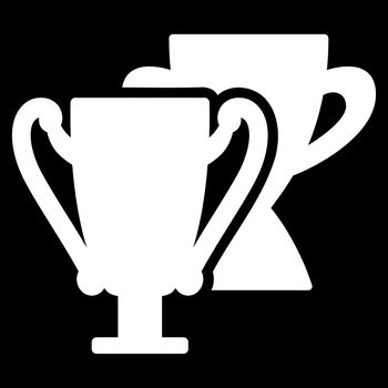 Trophy cups icon from Competition & Success Bicolor Icon Set