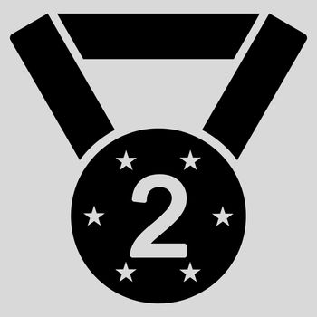 Second medal icon from Competition & Success Bicolor Icon Set