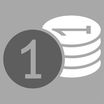 Coins icon from Business Bicolor Set