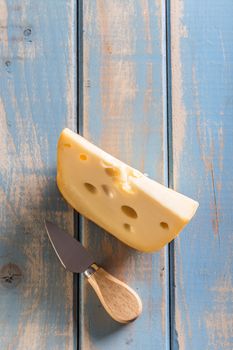 Emmental cheese piece