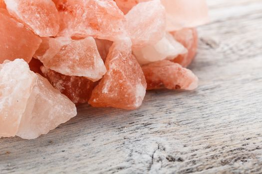 Pink crystal salt