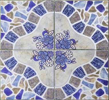 Classic  pattern floor tiles