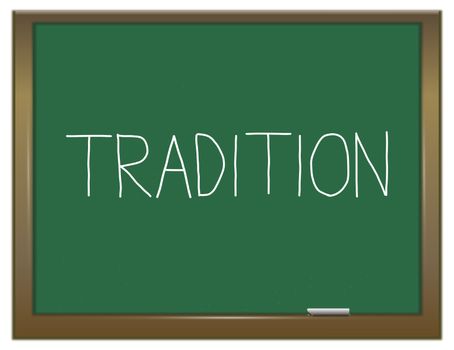 Tradition concept.