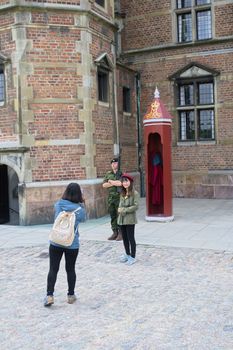 Vakter ved Rosenborgs slott København, Danmark