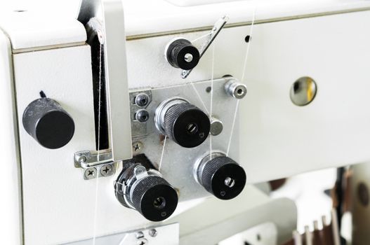 Old Type Sewing Machine Closeup