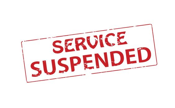 Service suspended