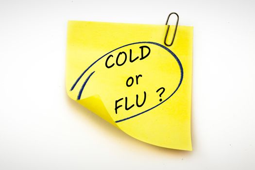 Composite image of cold or flu