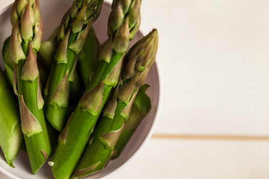 Portion cup of asparagus tips