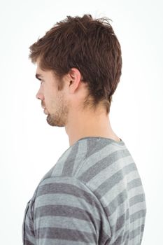 Side view of hipster