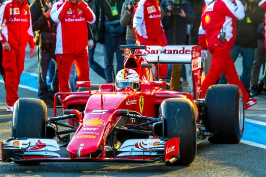 Scuderia Ferrari F1,  Sebastian Vettel, 2015