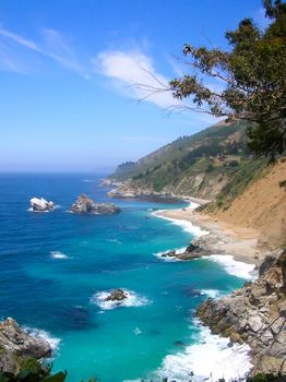 Pacific Coast cliff 