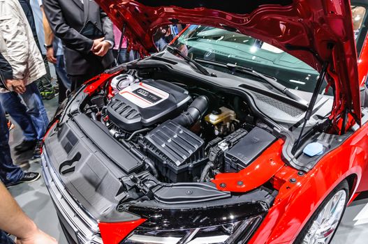 FRANKFURT - SEPT 2015: Audi TTS presented at IAA International M