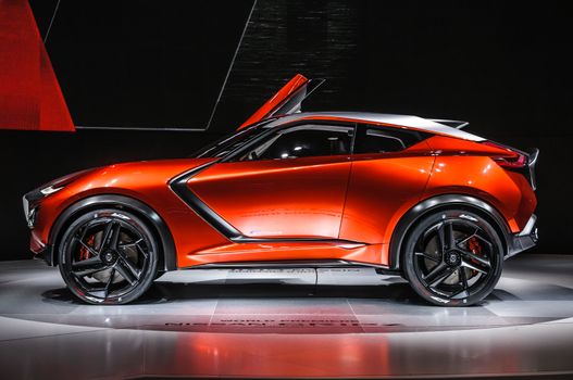 FRANKFURT - SEPT 2015: Nissan Gripz Concept presented at IAA Int