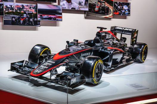 FRANKFURT - SEPT 2015: Honda Formula One F1 presented at IAA Int