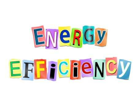 Energy efficiency concept.