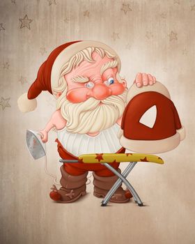 Santa Claus with flatiron