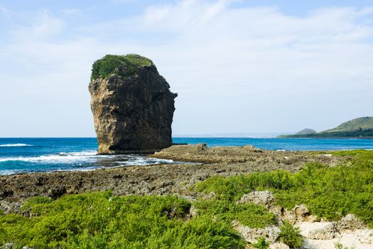 Sail rock in the kenting national park