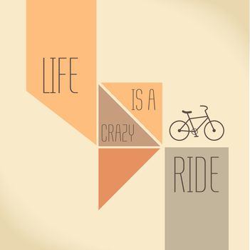  Motivation Quote - Life is a crazy ride