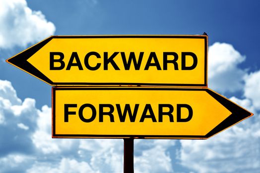 Backward or forward