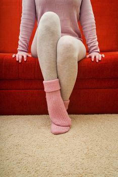 Warm woolen socks