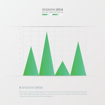 graph and infographic design   green color
