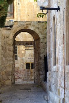 A street in the old city jerusalem