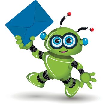 Robot with Envelope