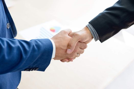 Business People Shaking Hands. Business Partnership Concept