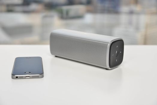 Bluetooth Speaker connected with mobile phone